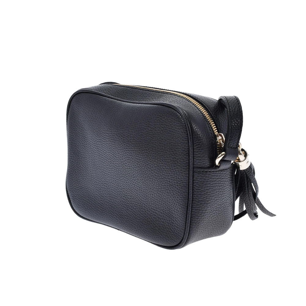 Gucci Black Soho Leather Disco Shoulder Bag